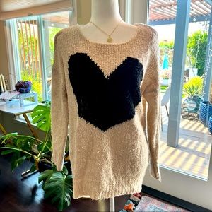 {3 For $25} Cozy Heart Sweater